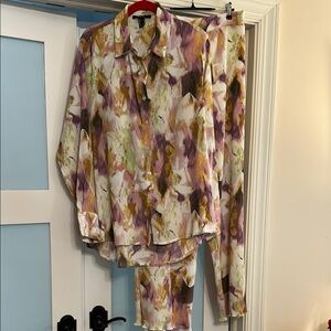 Watercolor pant Set
